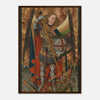 St. Michael the Archangel Gilded Framed Print - view 19