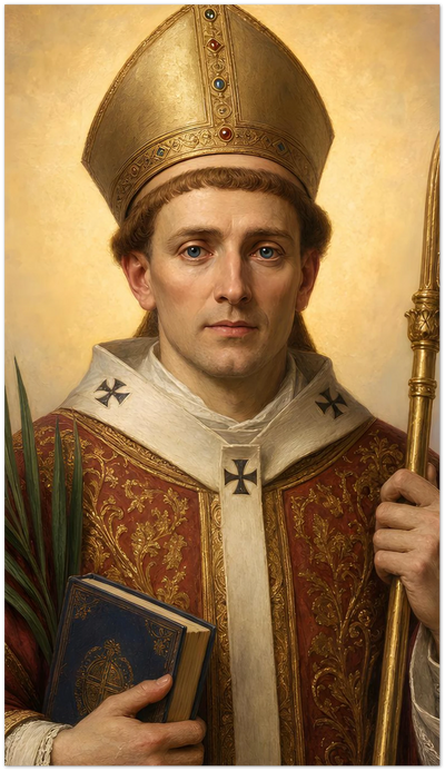 St. Leodegar Holy Cards