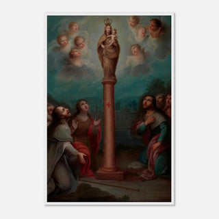 Virgin and Child with Cherubs Framed Print - view 18
