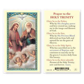25-Pack - Prayer To Holy Trinity Holycard