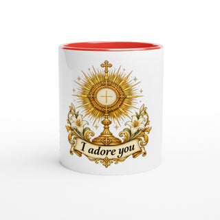 'I Adore You' Eucharist Color Mug - view 2
