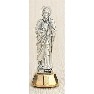 6-pack - Saint Jude Adhesive 3 inch Mini Statue