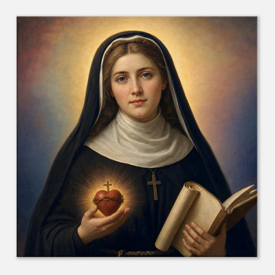 St. Gertrude of Helfta - Devotional Canvas