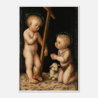 Christ Child and St. John with Lamb Framed Print - view 10