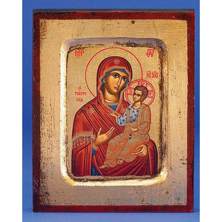 Amolintos (Mary with Jesus)- Hand-Carved and Painted