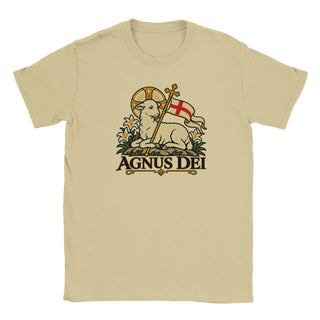 Agnus Dei Gold and Navy T-Shirt