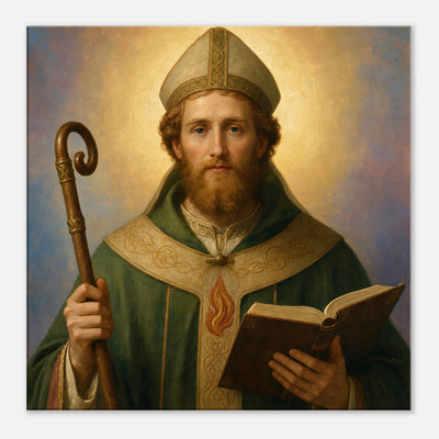 St. Aidan of Lindisfarne - Devotional Canvas