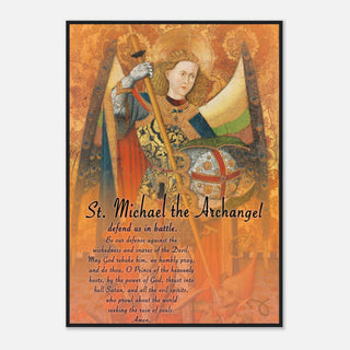 St. Michael the Archangel Prayer Framed Print - view 6