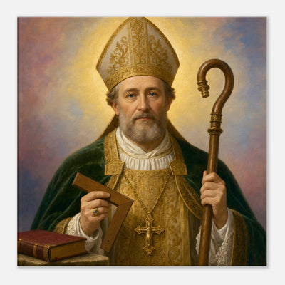 St. Wolfgang of Regensburg - Devotional Canvas