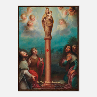Our Lady Appearing to St. James Framed Print - view 3