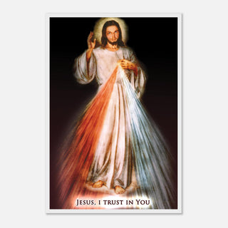 'Jesus, I Trust in You' Divine Mercy Framed Print - view 16