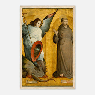 St. Michael and St. Francis Framed Print