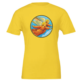 Two Flying Angels Medallion T-Shirt - view 4