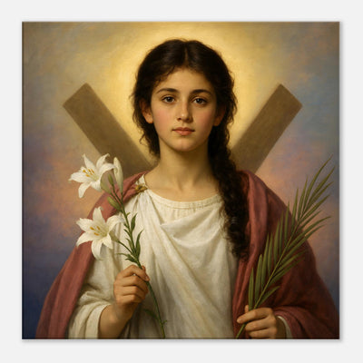 St. Eulalia of Barcelona - Devotional Canvas