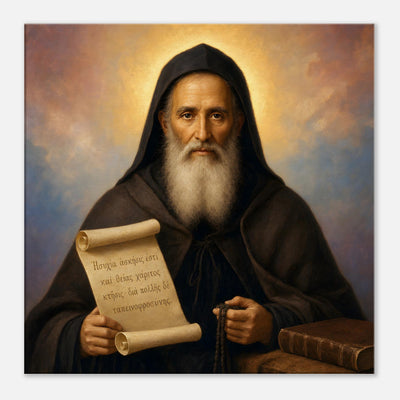 St. Nilus the Elder - Devotional Canvas