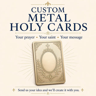Prayer to Maximilian Kolbe for the Grace to be Freed From Addiction Premium Metal Prayer Card