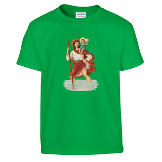 St. Christopher and Child Kids T-Shirt - view 3