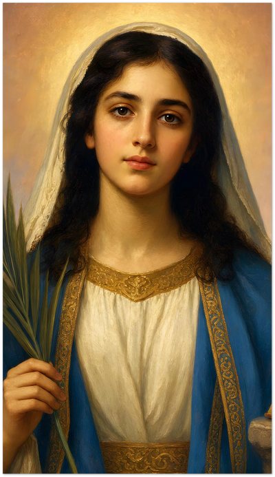 St. Flora of Córdoba Holy Cards