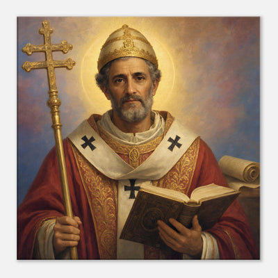 St. Leo I - Devotional Canvas