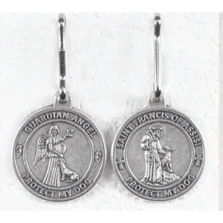 6-pack - Saint Francis/Guardian Angel - 1 Inch Pet Medal