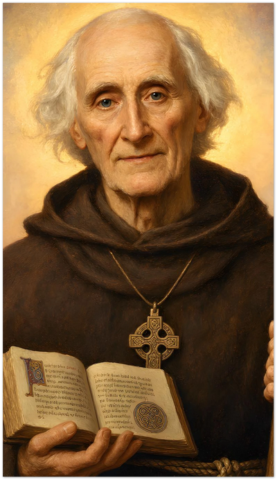St. Egbert of Iona Holy Cards