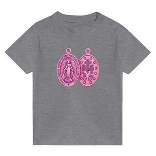 Pink Miraculous Medal Baby T-Shirt - view 5