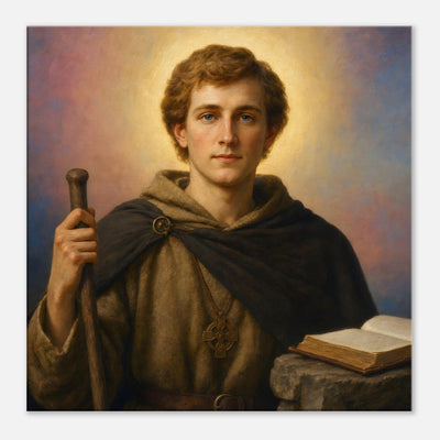 St. Ciarán of Clonmacnoise - Devotional Canvas
