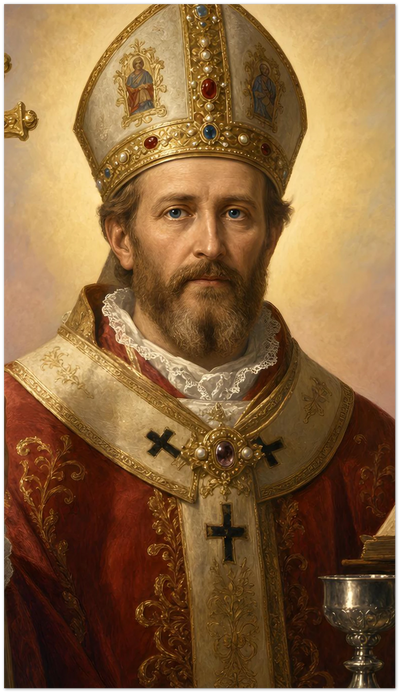 St. Leo IX Holy Cards