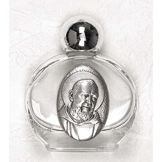 Bulk St Pio -Small Glass Holy Water Bottle