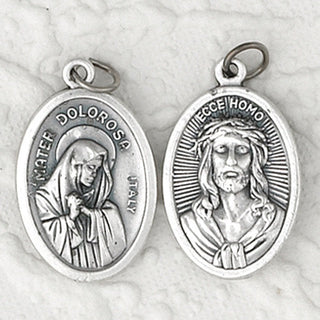 Bulk Mater Delorosa Lady of Sorrows / Ecce Homo Double Sided Medals