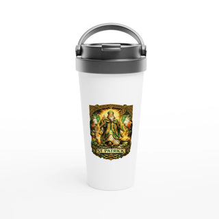 St. Patrick Emerald and Gold Travel Mug
