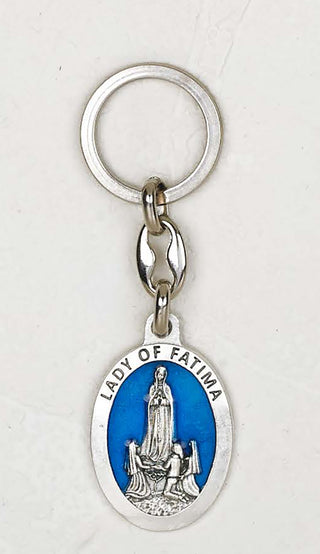 Our Lady of Fatima Oval Keychains - 6-Pack