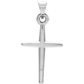 Sterling Silver 32.5x18 MM Cross Pendant