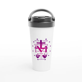 Miraculous Medal 'Sine Labe Concepta' Travel Mug