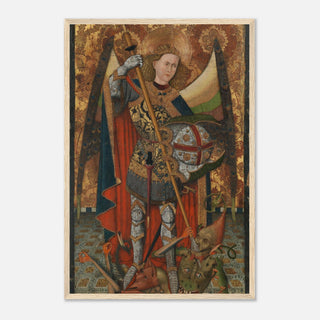 St. Michael the Archangel Gilded Framed Print - view 9