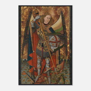 St. Michael the Archangel Gilded Framed Print - view 8