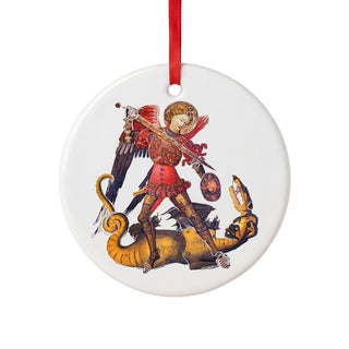 St. Michael the Archangel Ceramic Ornament