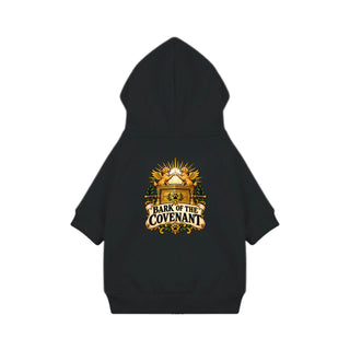 Bark of the Covenant Dog Hoodie - Golden Ark - Black