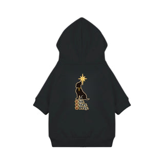 Sit, Stay, Pray Dog Hoodie - Black