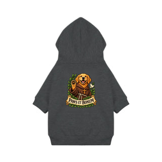 Paws et Bonum Dog Hoodie - Golden Retriever Friar 3 - Granite Heather
