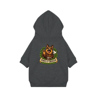 Paws et Bonum Dog Hoodie - German Shepherd Friar - Granite Heather