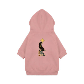 Sit, Stay, Pray Dog Hoodie - Mauvelous