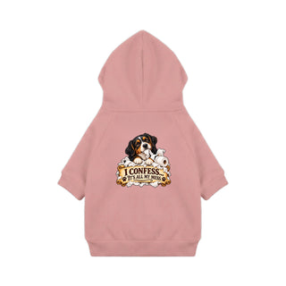 I Confess, It's All My Mess Dog Hoodie - Mauvelous