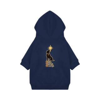 Sit, Stay, Pray Dog Hoodie - Navy