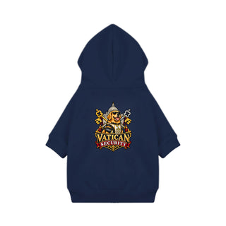 Vatican Security Dog Hoodie - Golden Retriever with Keys - Navy