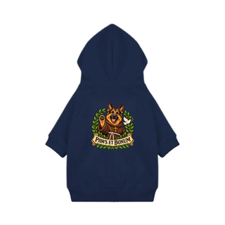 Paws et Bonum Dog Hoodie - German Shepherd Friar - Navy