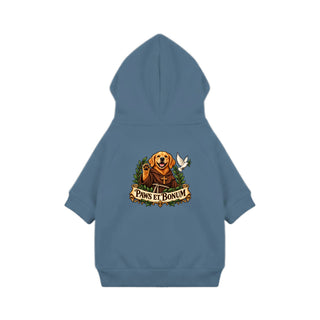 Paws et Bonum Dog Hoodie - Golden Retriever Friar 1 - Saltwater