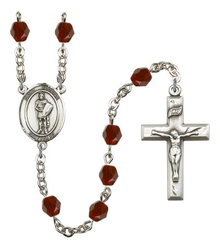 Saint Michael the Archangel Premium Handmade Rosary - Hematite Beads