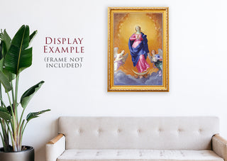 Immaculate Conception Painting on Stretched Canvas - Medium