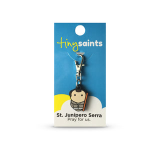 St. Junipero Serra Tiny Saint Charm